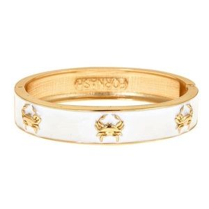 Enamel Nautical Crab Bangle